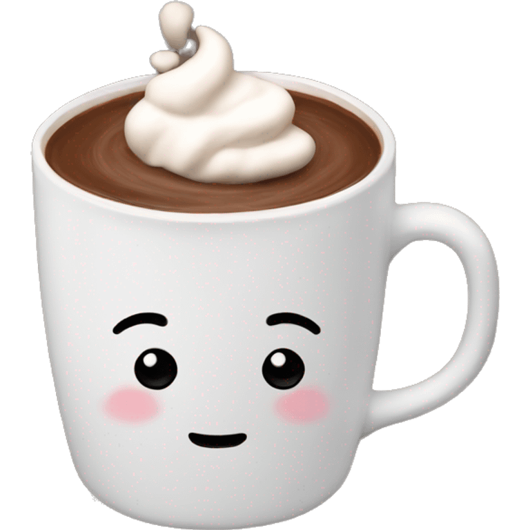 Hot chocolate emoji