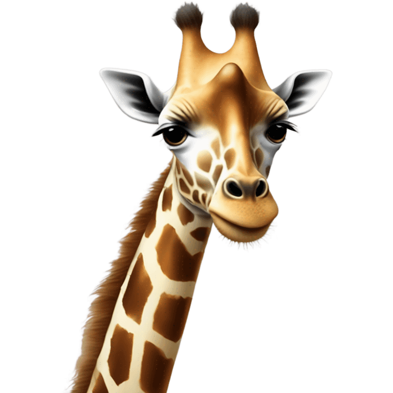 giraffe without a neck emoji