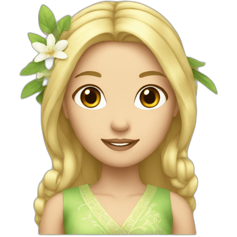 blonde Chinese Jasmine Princess emoji