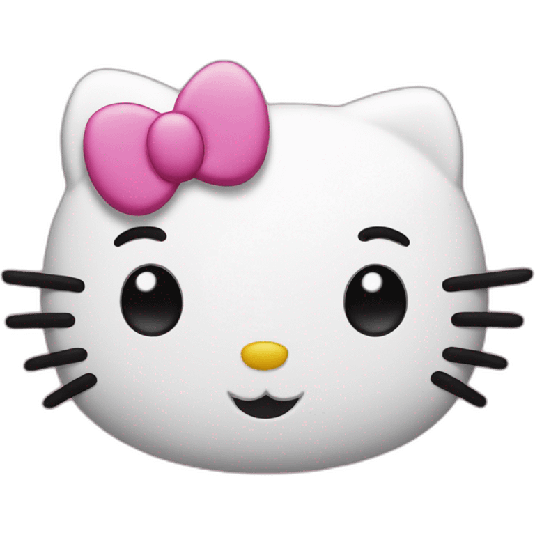 Cartoon hello kitty emoji