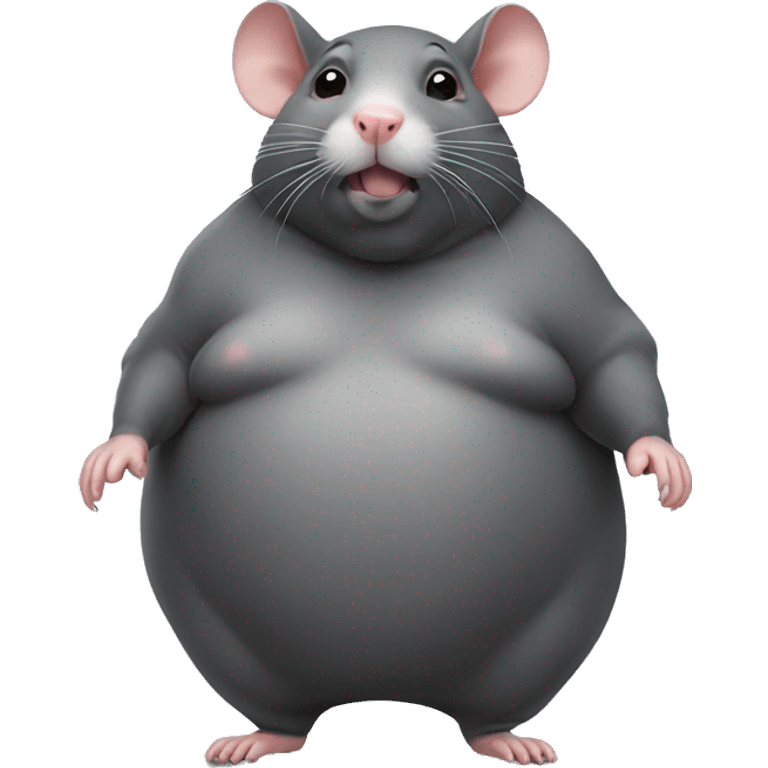 Obese rat emoji