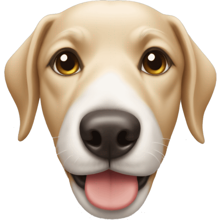 Danish sweedish farm dog face emoji