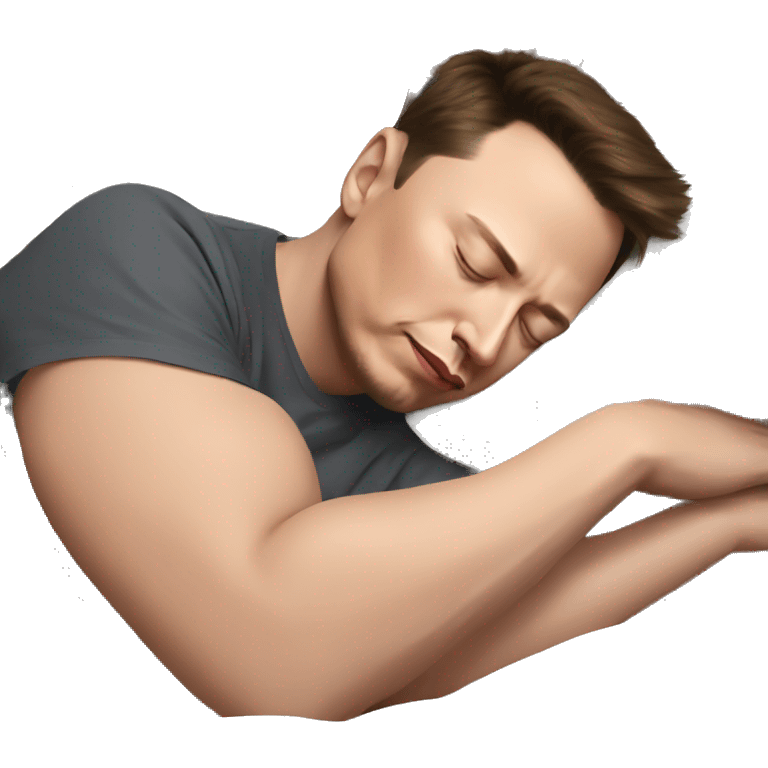 elon musk sleeping emoji