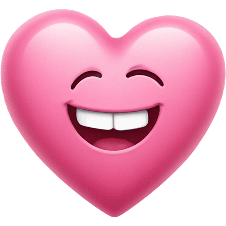 Heart with smile cute  emoji