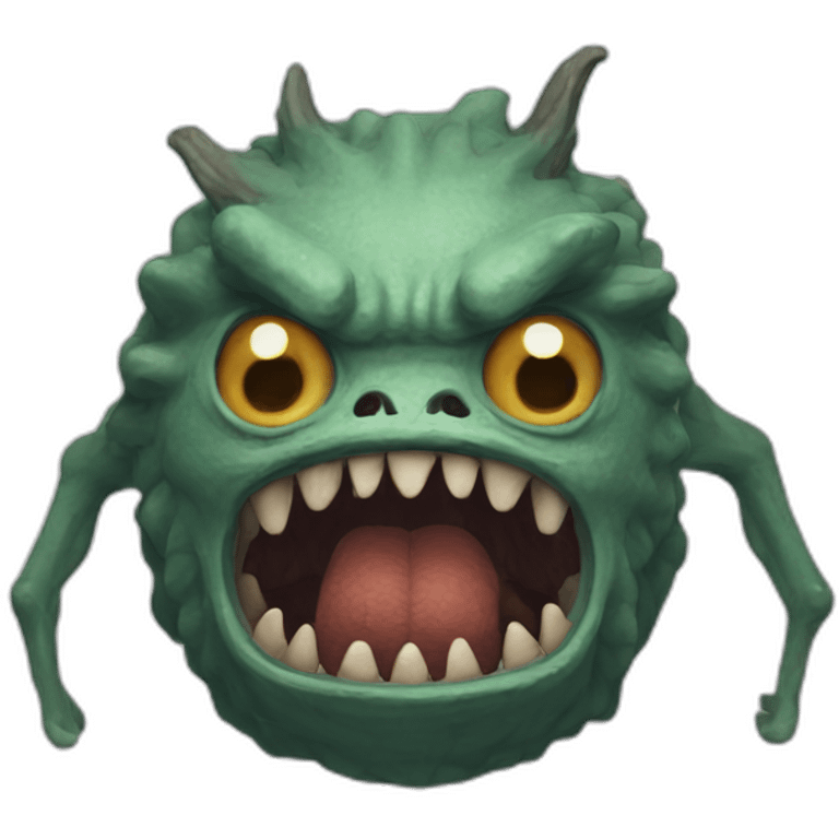 stranger things monster emoji