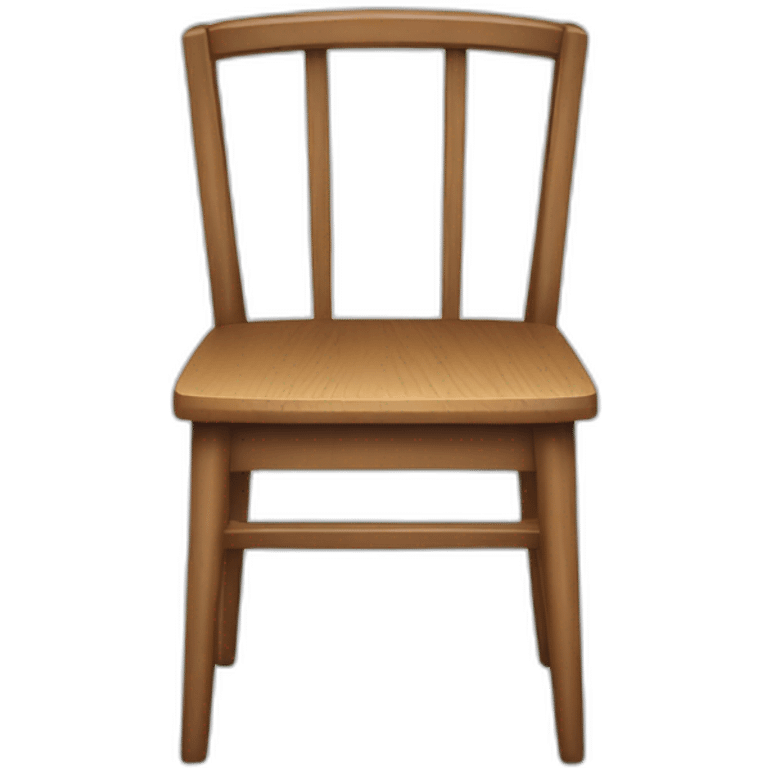 Cracked chair emoji