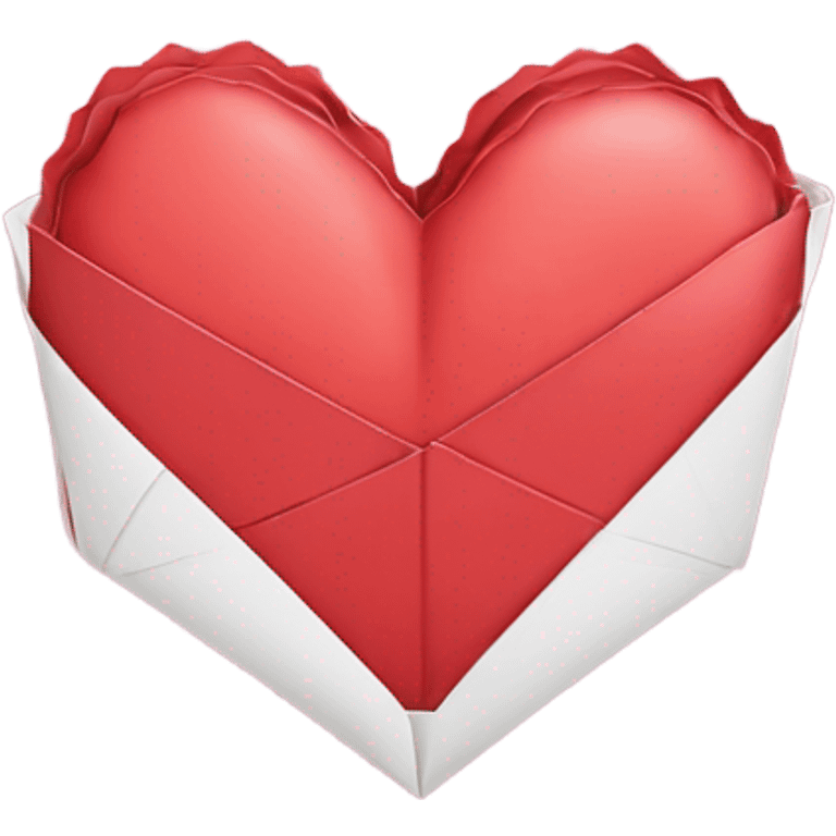 folded valentine’s day card emoji