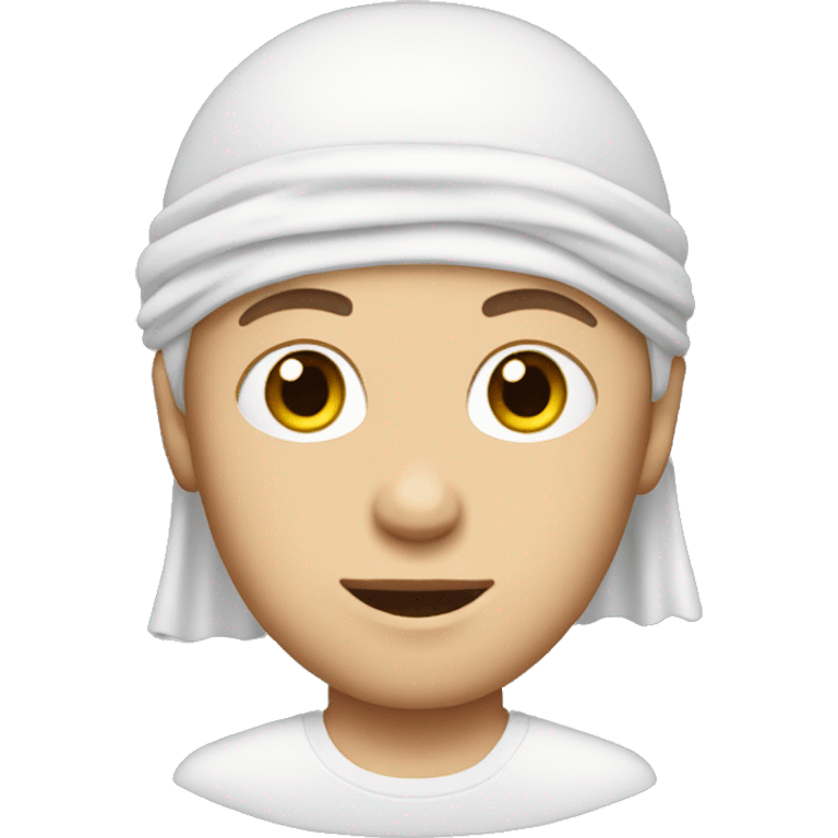 White boy with durag  emoji