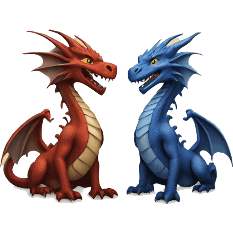 Tairn and Andarna dragons emoji