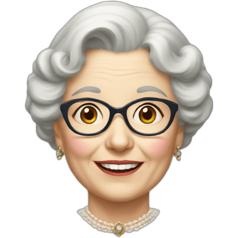 Victorian Lady: Age 86 emoji