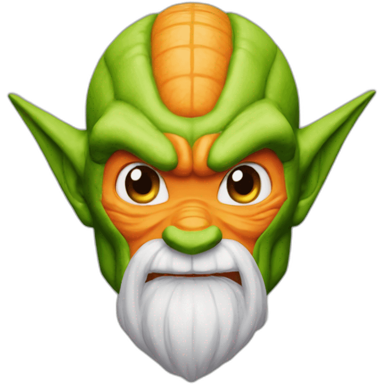 Orange piccolo dragon ball emoji