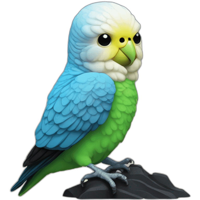 budgerigar - Darth Vader emoji