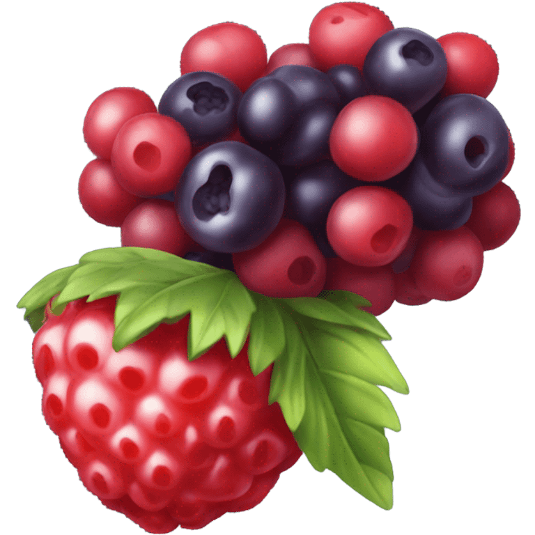 one preaty berry emoji