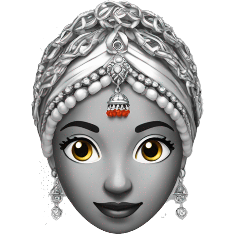 silver jhumka emoji