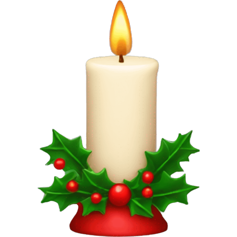 christmas candle emoji