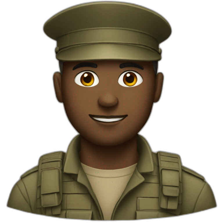 Soldier-who-is-also-an-artist emoji