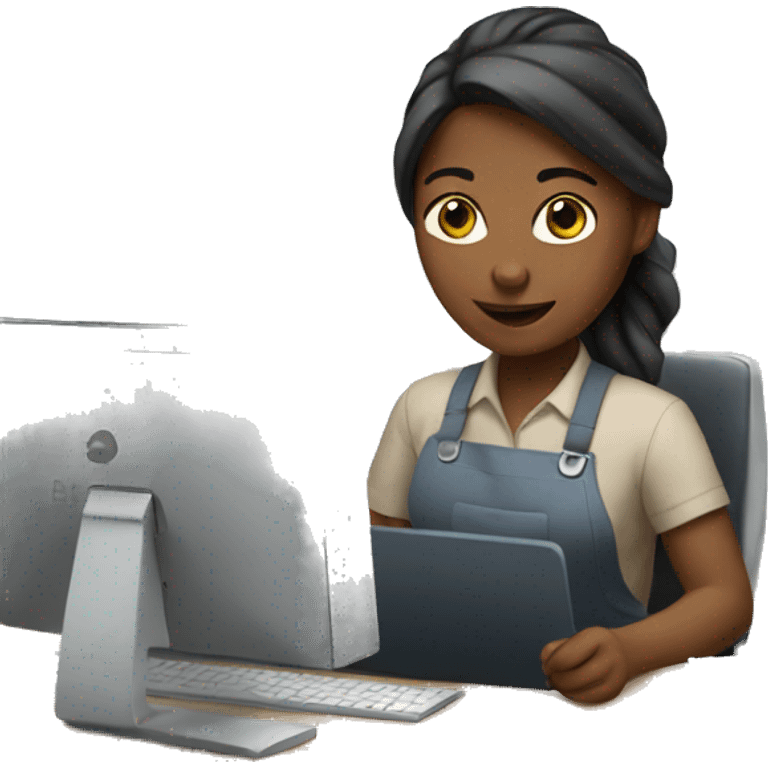 Girl at work  emoji