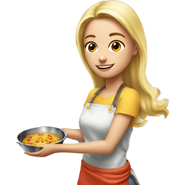 emoji ios 18 cooking pretty blonde girl emoji