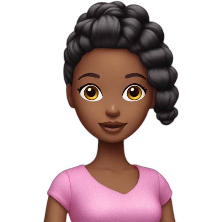 black barbie doll  emoji