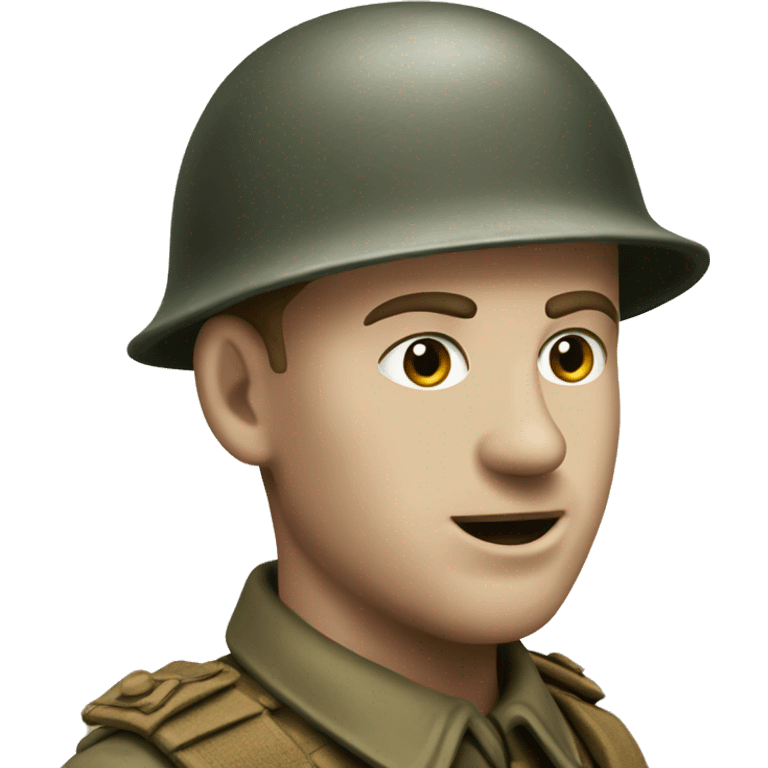 English infantryman world war ii emoji