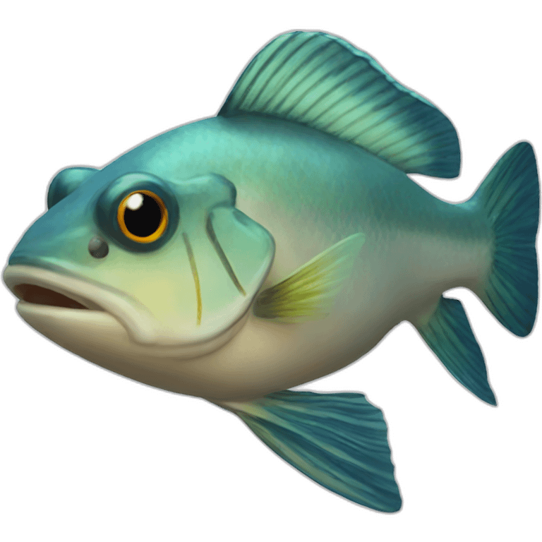 hyper realistic fishy aoc emoji