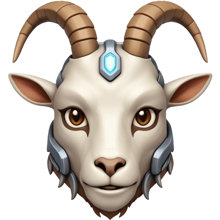 Cybernetic Goat(Ram) man emoji