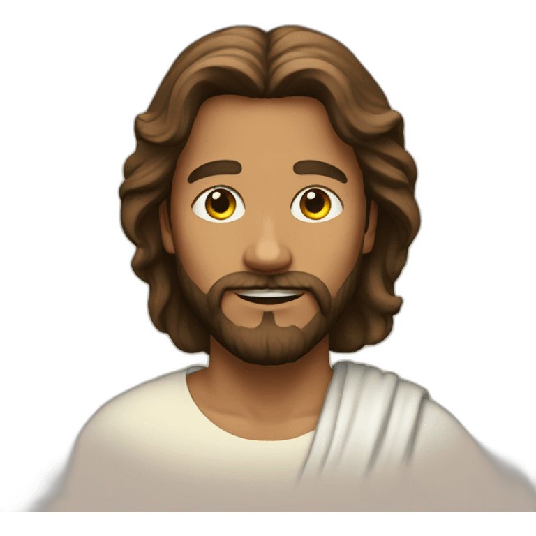 with jesus emoji