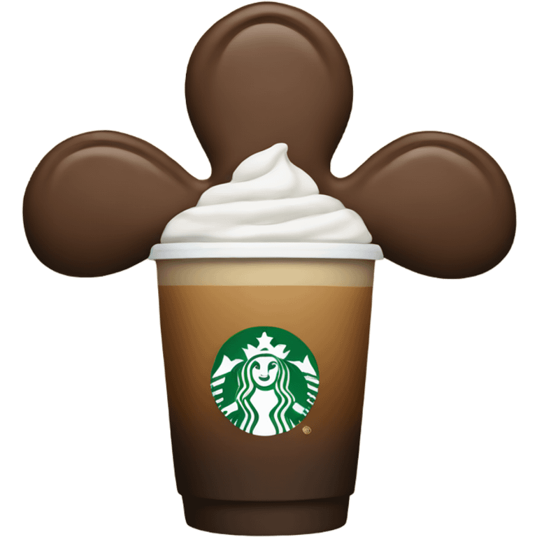 Starbucks coffee emoji