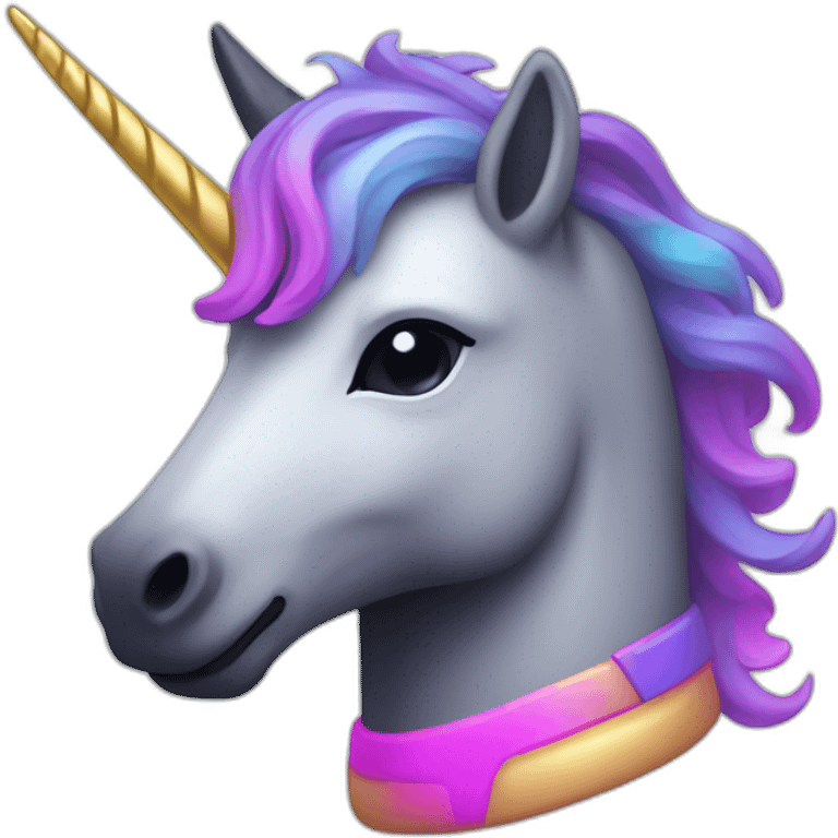 GitHub neon unicorn emoji