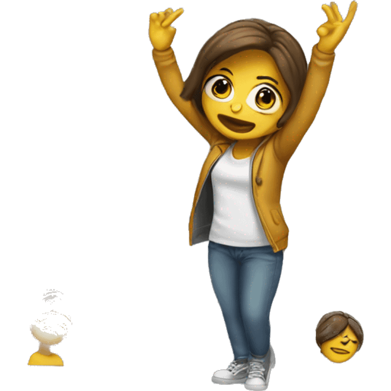 Dab girl  emoji