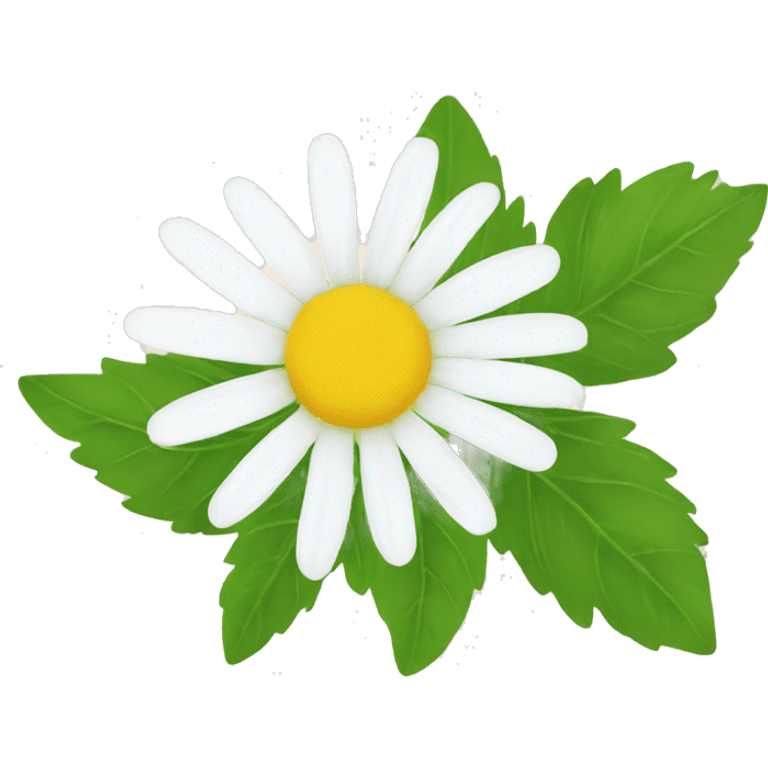 CHAMOMILE with leaf emoji