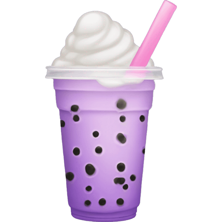 Bubble tea taro emoji