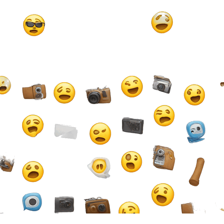 An emoji representing challenge videos, featuring various elements like a camera, a play button, and fun challenge icons, showcasing the exciting and competitive nature of these videos emoji