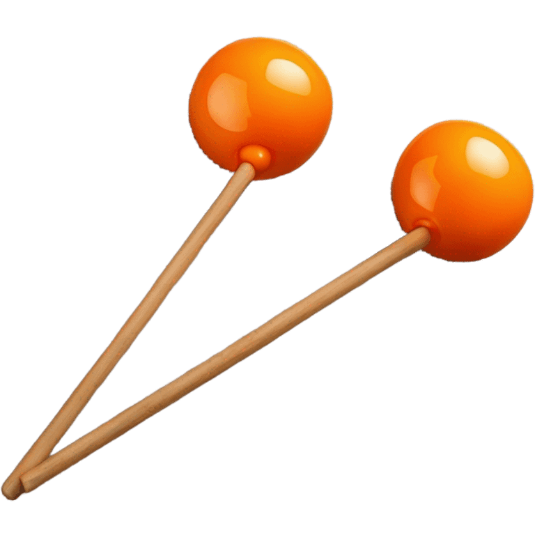 Kwek kwek on stick emoji