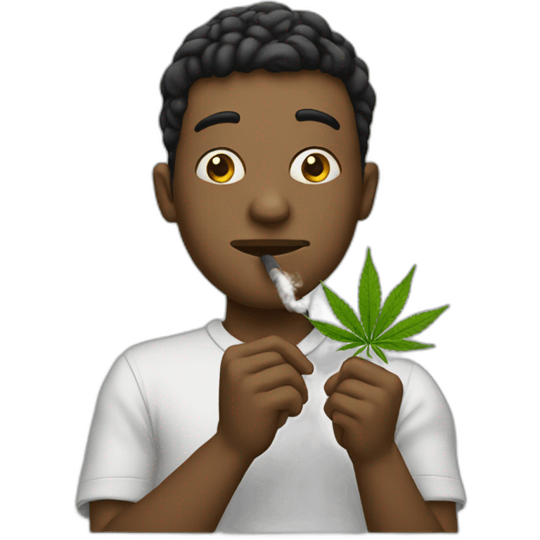 peepo smoking weed emoji