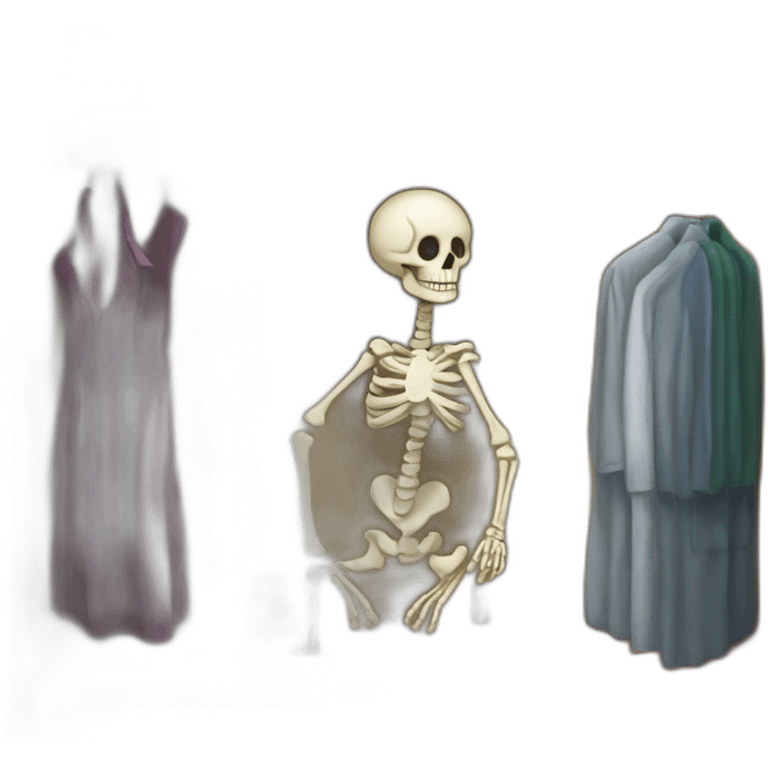 skeleton in the closet emoji