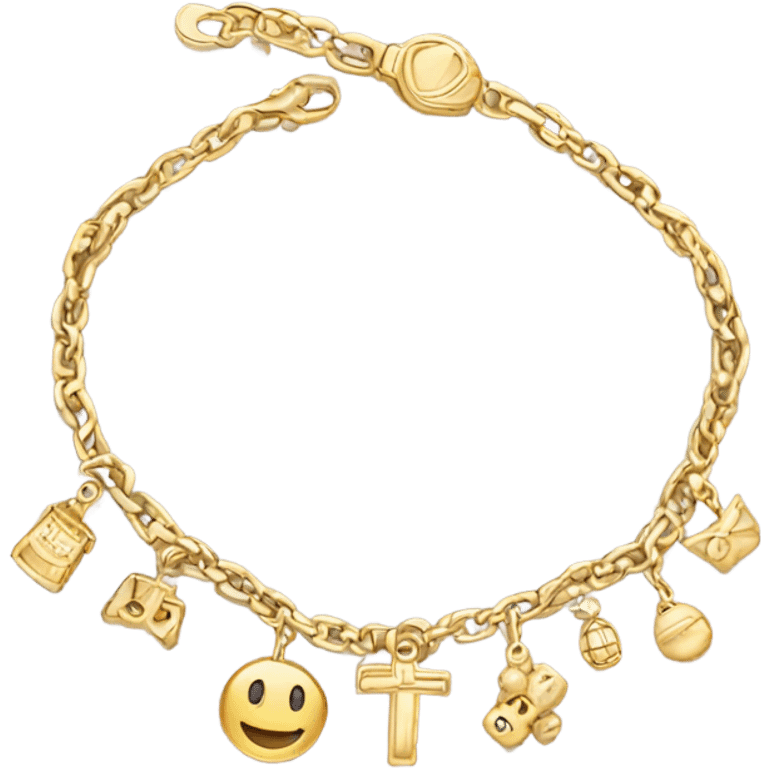 Gold bracelet emoji