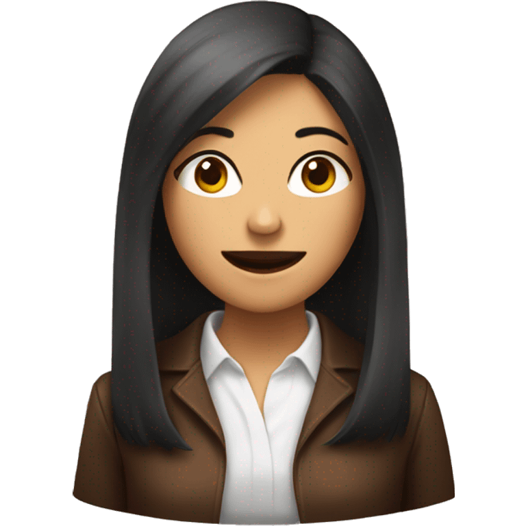 Nena con café  emoji