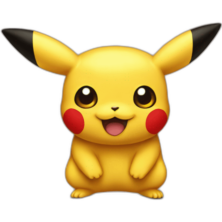 Red pikachu emoji