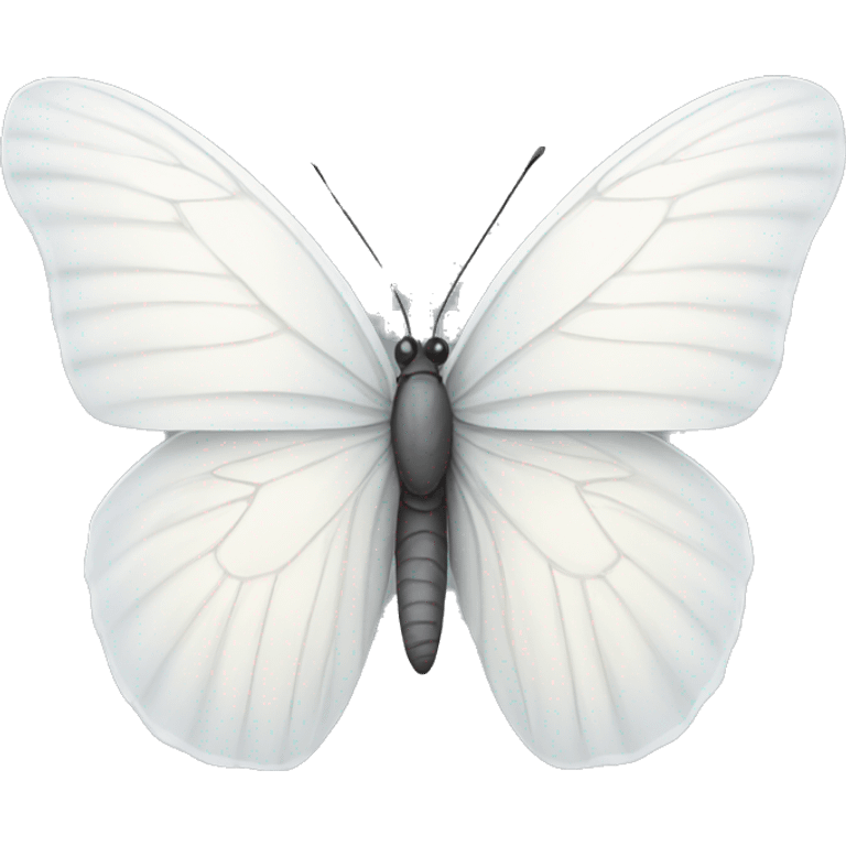 white butterfly emoji