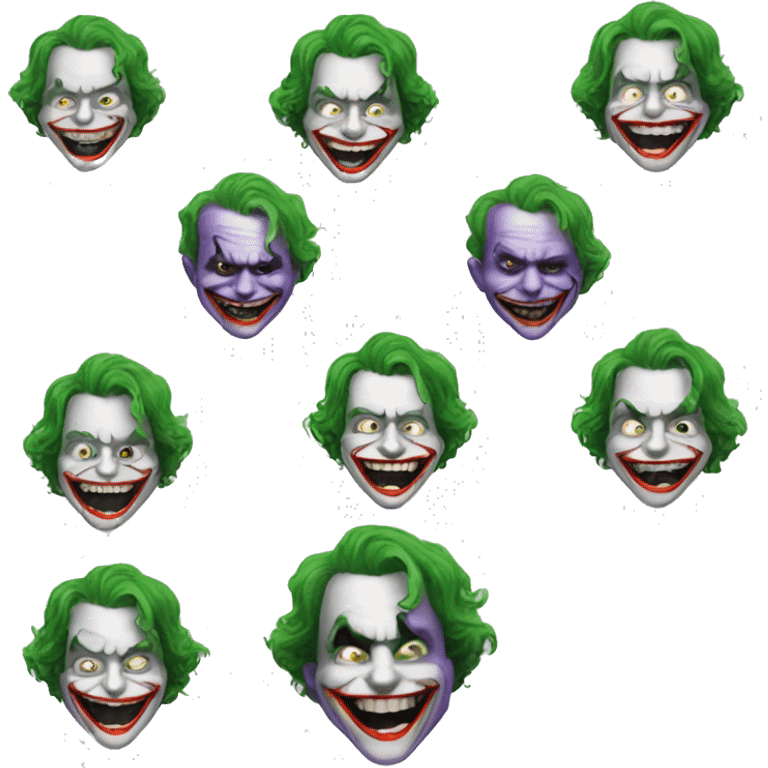 The joker smiling emoji