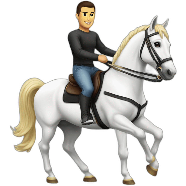 Ronaldo sur cheval emoji