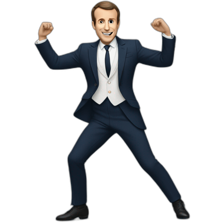 macron qui danse emoji