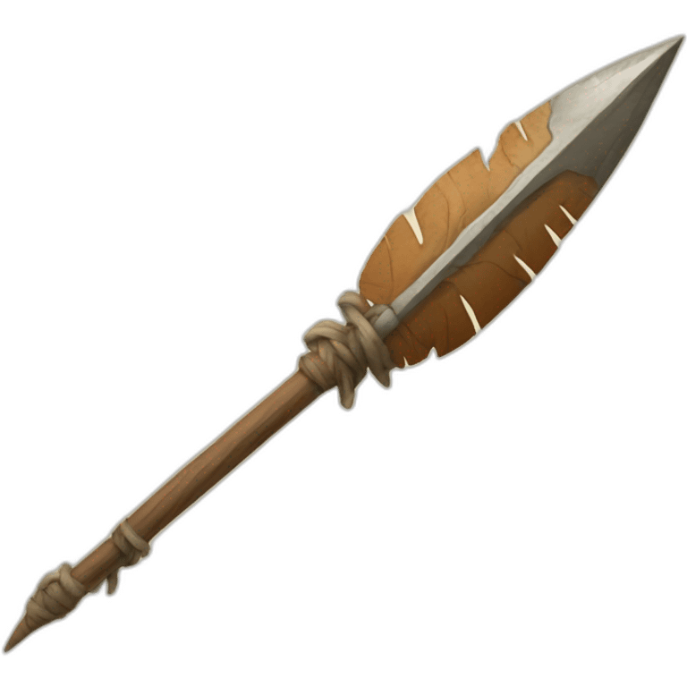 prehistoric spear emoji