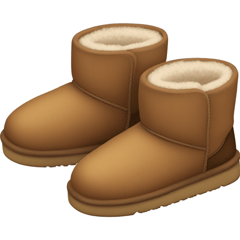 pair of uggs minis emoji