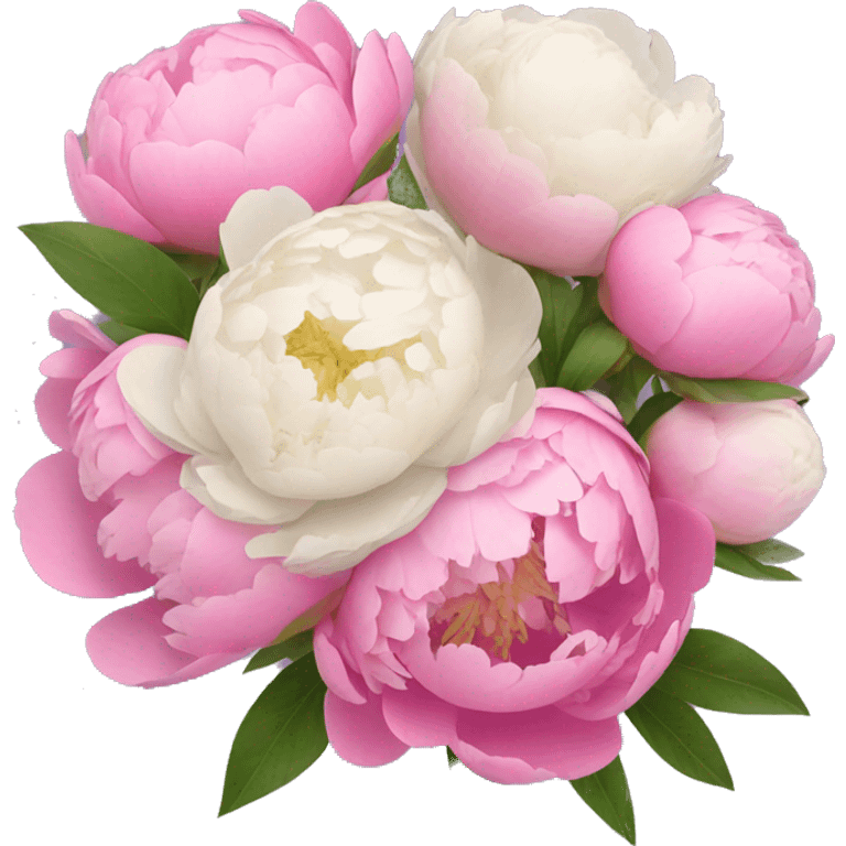 Bouquet of peonies emoji