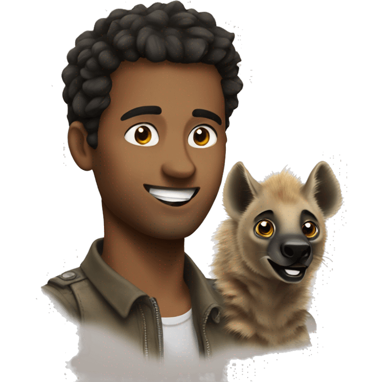 Hyena with Harry emoji