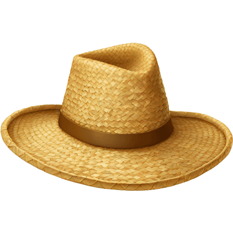 Straw hat emoji