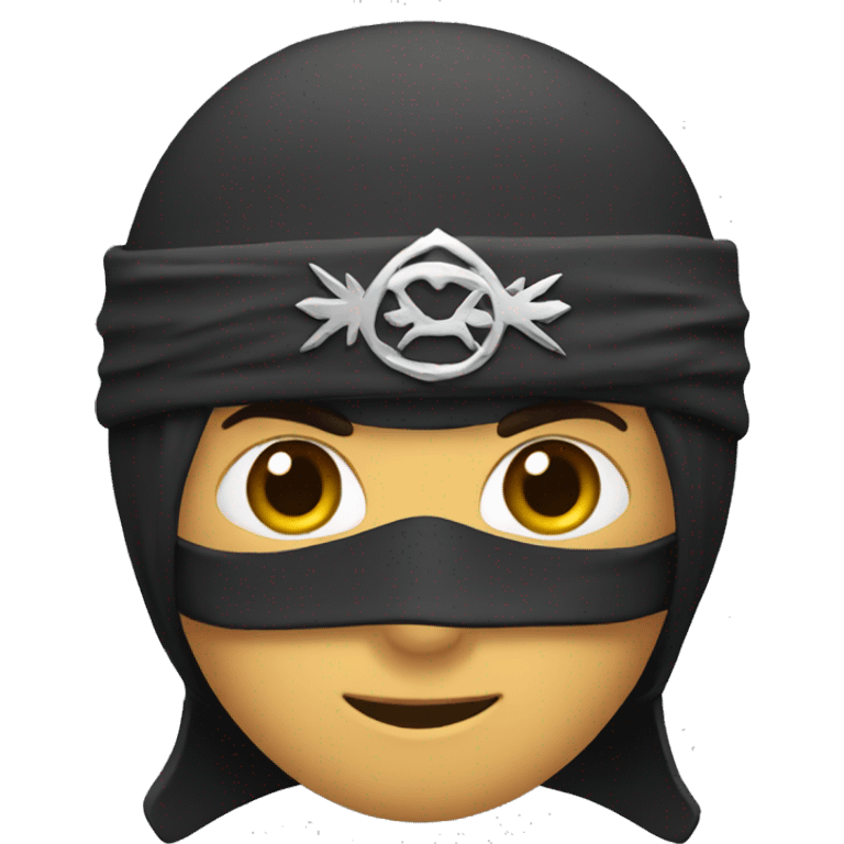 Ninja whith crown emoji