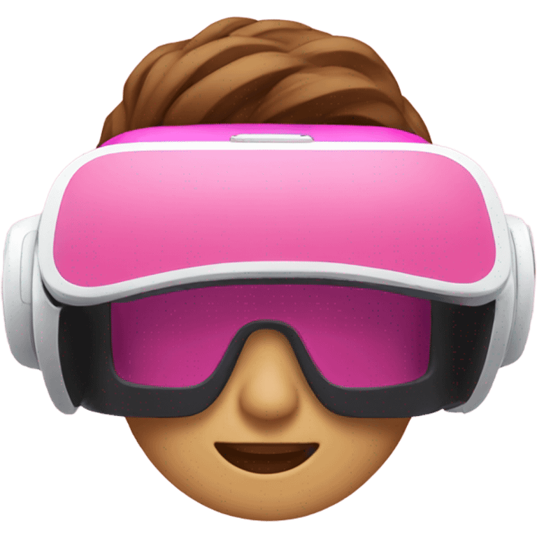 pink vr glasses emoji